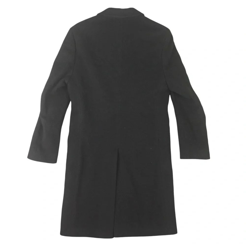 OUR LEGACY 1980-81 Black Cashmere Dinner Coat Mens 46 Black Wool Cashmere Blend - Picture 2 of 16